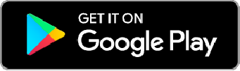 black google play logo